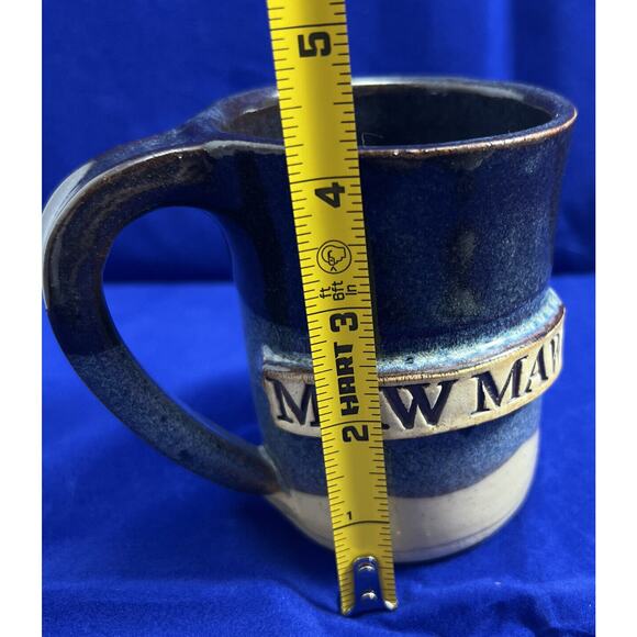 Stegall signed Art Pottery Stoneware Glazed Maw Maw Coffee Tea Mug*Used* - Picture 7 of 8